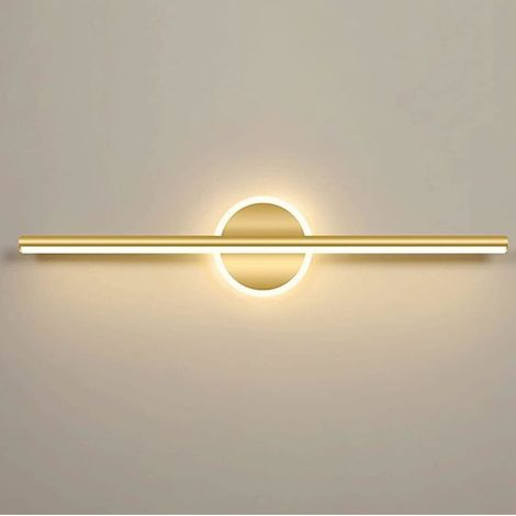 Moderne LED-Wandleuchte für Badezimmerspiegel, goldene Metall-Wandleuchte für Badewanne
