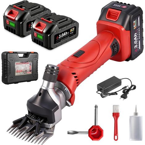 Tondeuse à moutons sans fil 6 Vitesses 2 Batteries 3.0Ah (1/5)