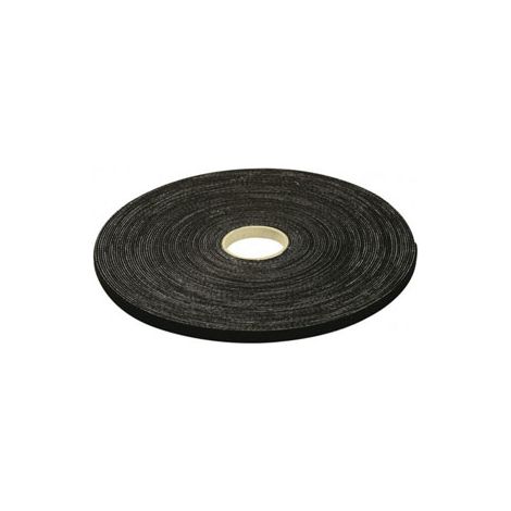Rouleau de lien auto-agrippant 20 mm - noir - 10 m