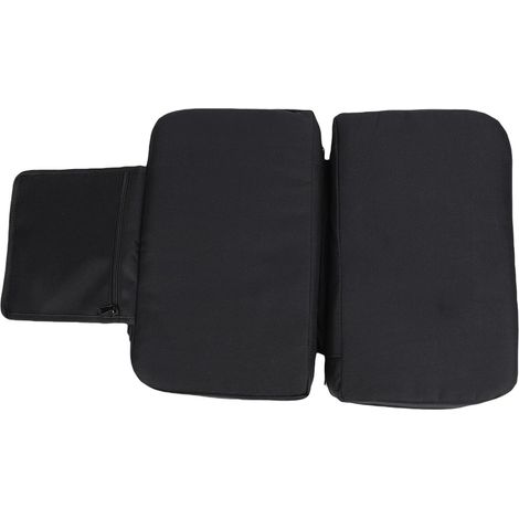 Coussin de Siège Chauffant Pliable, Coussin de Chaise Chauffant Portable avec Mousse à Mémoire de Forme et Zone de Chauffage 30% Plus Grande pour Les Chaises de Camping d (1/5)