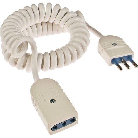 Poly Pool PP0384Q 3mt Prolunga Elettrica est. 10A 2P+T B.ca, Bianco (1/3)