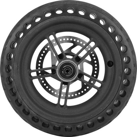 Pneu plein M365 avec moyeu et disque de frein, Roue Arrière anti-crevaison pneu de moyeu de roue amortissant les chocs pour scooter électrique Mijia M365 (1/5)