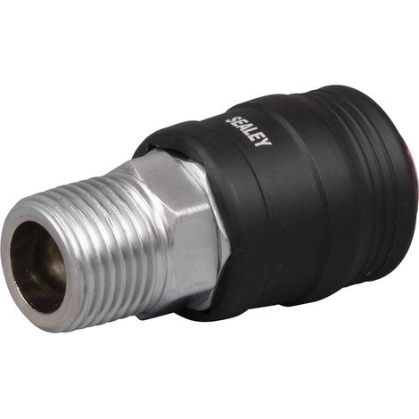 Sealey ACH63 High Flow Coupling Body Male 1/2""BSPT (1/3)