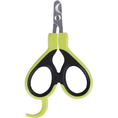 Ciseaux à ongles ergonomiques et précis pour chats et petits animaux, couleur verte (1/5)