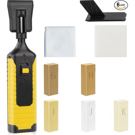 Parquet Floor Repair Kit, 5 Light Colours Laminate Worktop Repair Kit, Hard Wax Wood Putty Repair Kit Parquet Repair Various Colours Laminate Repairs (1/5)