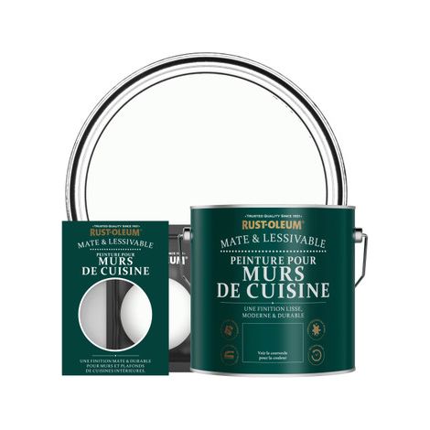 Peinture pour Murs de Cuisine, Finition Mate - Pierre de Lune (1/3)