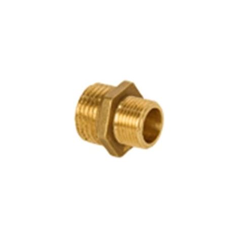 Machon Latón Contra-Rosca Reducido M-M 1/2' x 3/8'