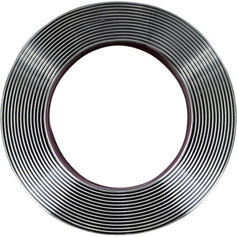 Baguette décorative chromée de 15 mètres pour automobile Autocollant pour pare-chocs latéral Décoration extérieure universelle (1/5)