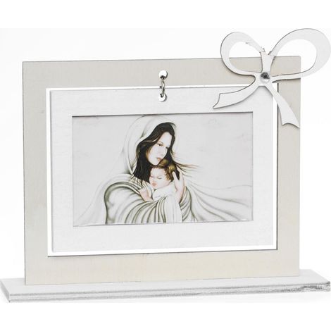Star Import Italy Quadro Maternità in Legno H 12 Cm Scatola Regalo Bomboniera
