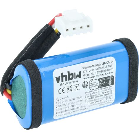 vhbw Battery compatible with JBL PARTYBOX ENCORE ESSENTIAL Loudspeaker (6800 mAh, 3.7 V, Li-Ion)