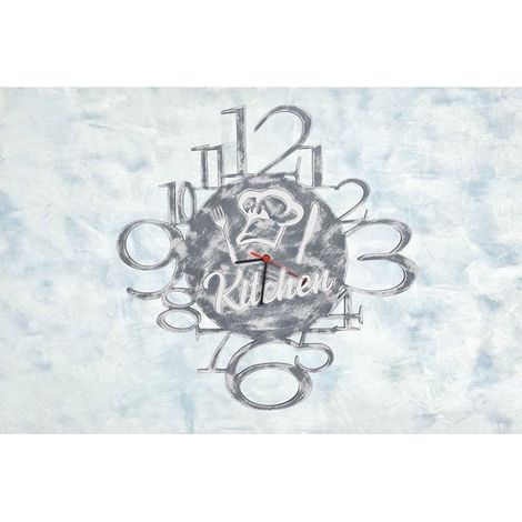 Orologio da cucina KITCHEN lavorazione artigianale diametro Cm.48