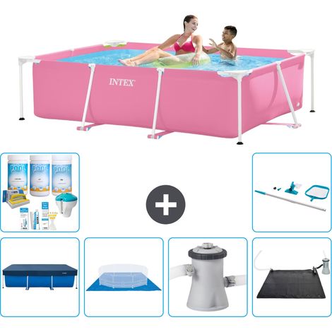 Intex Piscina con struttura Rettangolare - 220x150x60 cm - 7-pezzi  SCB97