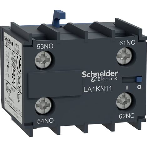 SCHNEIDER LA1KN11 - Blocco Contatti Ausiliari TeSys K 1NA+1NC Faston (1/4)