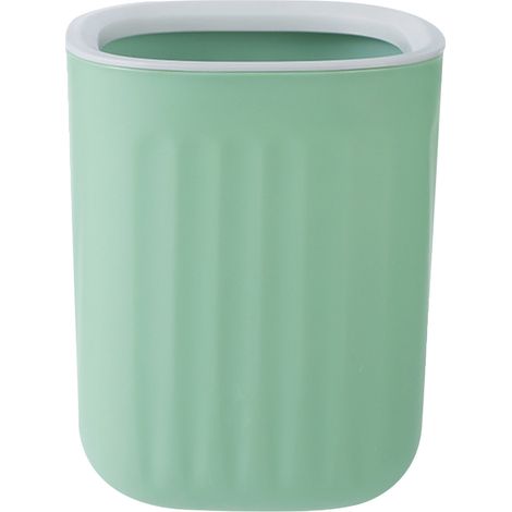 Poubelle de bureau à anneau de pression, mini-poubelle simple et élégante pour dortoir ou bureau (1/5)