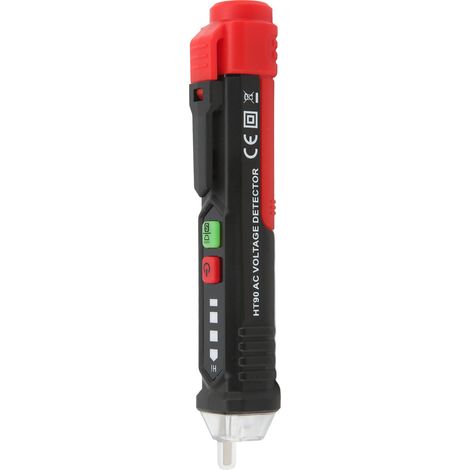 Intelligenter, multifunktionaler elektrischer Prüfstift mit Niedrigstromerkennung und LED-Anzeige zur Überprüfung der Schaltungsspannung. (1/5)