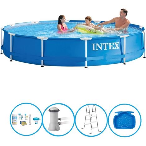 Intex Piscine Tubulaire Ronde - 366x76 cm - 5-pièces S22471 (1/5)