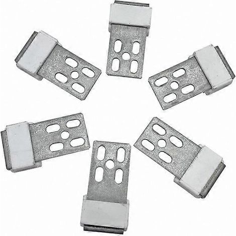 Clips de ressort pour canapé, paquet de 30 avec fixations métalliques, 5 trous chacun, compatibles avec les meubles et canapés rembourrés. (1/5)