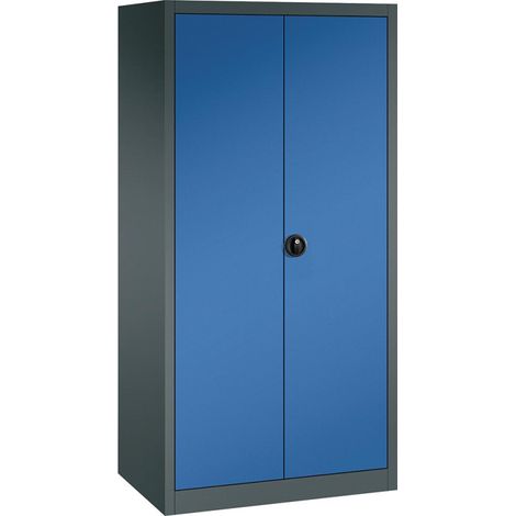 Flügeltürenschrank FORUM 4 Böden, 110kgTraglast H1950xB930xT600mm RAL 7016/5010