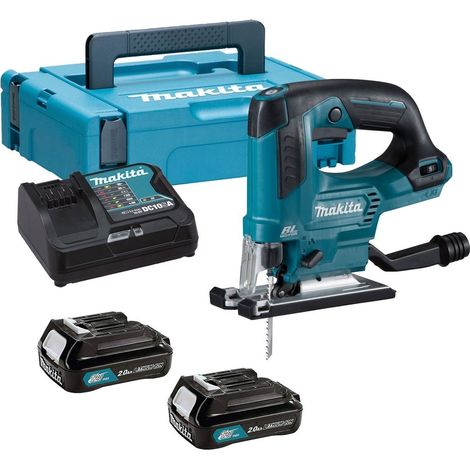 Makita JV103DSAJ 12v Brushless Cordless CXT Jigsaw Lithium Ion - 2 Batteries (1/5)