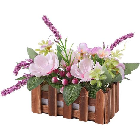 Panneau décoratif en bois avec fleurs artificielles pour décoration murale intérieure élégante maison chambre mariage ambiance chaleureuse et naturelle (1/4)