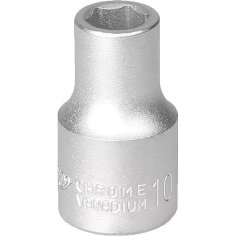 Chiave a bussola in acciaio MJW da 1/2" ad angolo esagonale da 10 mm, 1 pezzo (1/2)