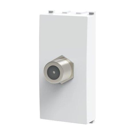Connettore F Tv Sat Diretto Avp Bianco 8 Pezzi