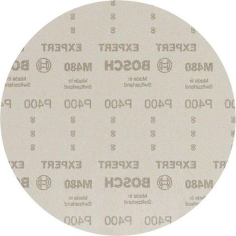 Bosch Professional 25x M480 (per legno duro, vernice  su legno, Ø 225 mm, grana 400, accessori Levigatrice de cartongesso)