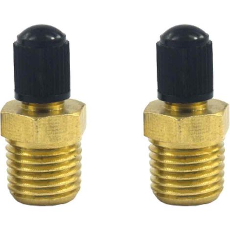 1/4 Zoll NPT vernickelte Messing-Schrader-Kompressortank-Füllventile, Kompressoranschluss