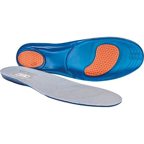 SIR SAFETY SYSTEM DUAL GEL Semelles intérieures antichoc gris Taille W