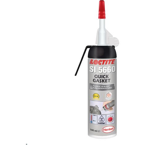 Loctite 5660 pate a joint silicone gris quick gasket cartouche 100 ml (1/2)