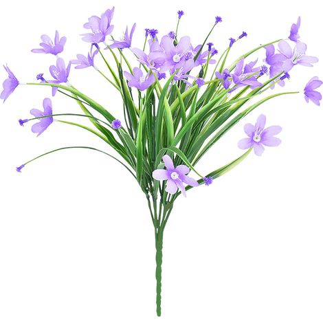 Guirlande Florale - Fleurs Artificielles En Plastique Pour Porte D'Entrée Intérieur Extérieur - Décoration Jardin Salon Chambre - 2 Pièces (1/3)