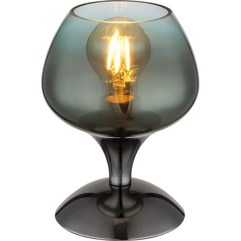 Globo - lámpara de mesa - MAXY - verde - vidrio - Ø 15cm - E27 - (1/5)