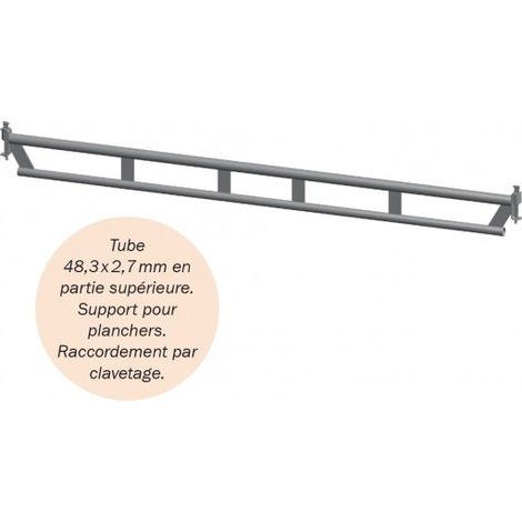 DUARIB - Longeron renforcé pour échafaudage multidirectionnel MULTI 4X - échafaudage fixe (1/2)