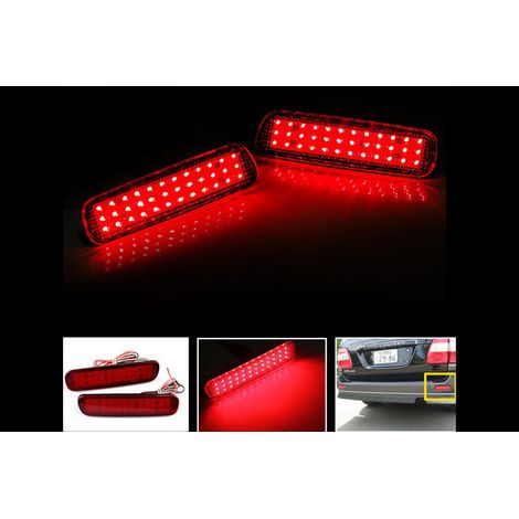 Kit 2 Fanali Posteriori A Led Rosso Per Toyota Land Cruiser J100 Cygnus Lexus LX470 Sostituzione Riflettore Catarifrangente (1/3)