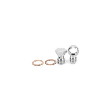 Turbo Banjo Bolt Kit Droit 16mm vers 6AN 31502101026 pour Garrett TB03 T3 Turbo