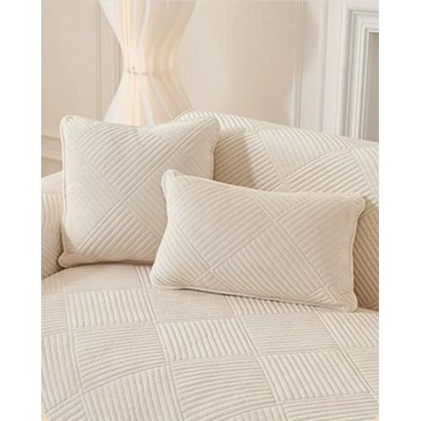 2 coussins de canapé (garniture non comprise), coussins de canapé épais antidérapants, coussins de canapé épais, coussins de canapé antidérapants, protections pour meubles, dimensions : 45 x 45 cm, bl (1/5)