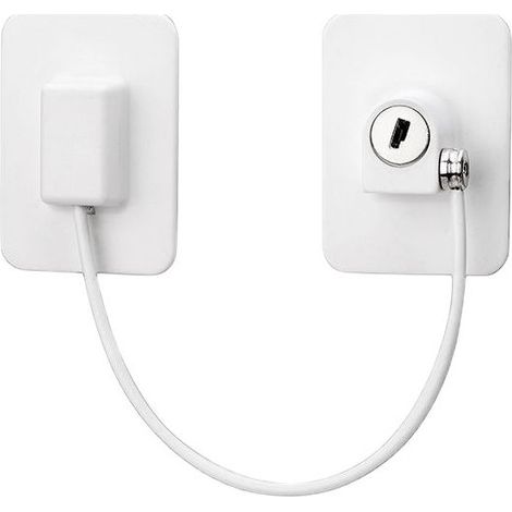 Serrure de sécurité pour réfrigérateur avec clé, verrou de protection pour placard et frigo