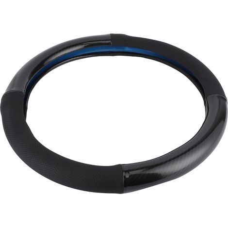 Enveloppe universelle pour volant 15 pouces en cuir synthétique et fibre de carbone par transfert hydrographique (1/5)