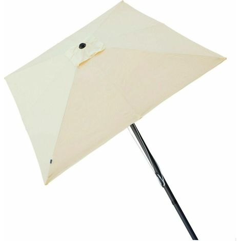 Aktive Sonnenschirm Quadratisch beige 300x300 cm Aluminium