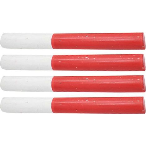 bâtons de relais en bois pour l'athlétisme, outils de course et de fitness en extérieur (rouge et (1/5)