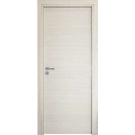 Porte battante TUA modèle A couleur Quarzo 80x210 cm