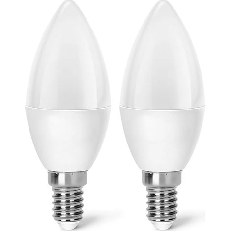 Lámpara aigostar c37 LED 9W 840 lúmenes 2 unidades