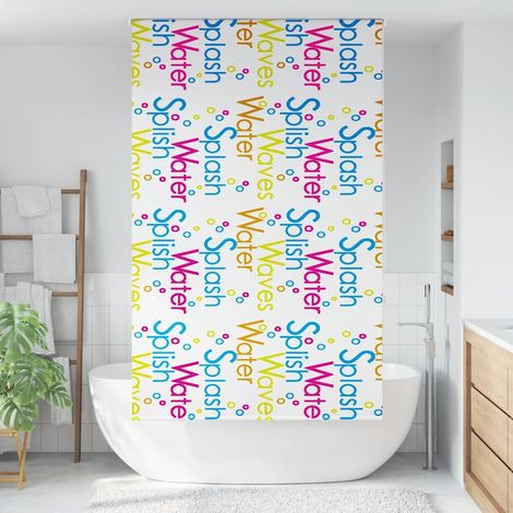 Store enrouleur de douche,Store à rouleau 130x240 cm largeur du tissu 126 cm CFW8214613 (1/5)