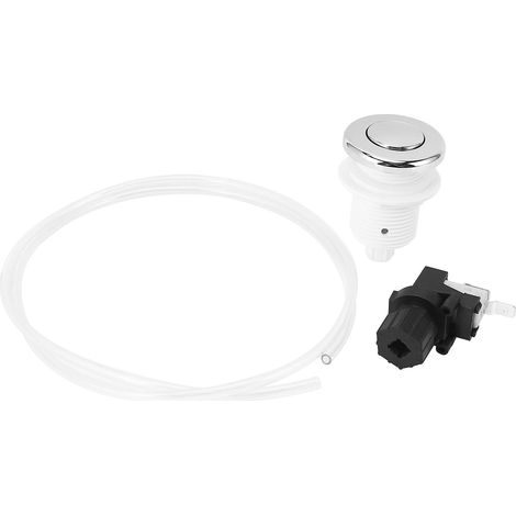 Interrupteur à bouton-poussoir marche/arrêt 16A pour baignoire balnéo, compatible avec les jets de bain et les spas.
