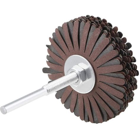 Abrasive Cloth Flap Wheel Sanding Star 1/4 Inch Shank for Woodworking Root Carving Furniture Polishing 400 Grit (1/4)