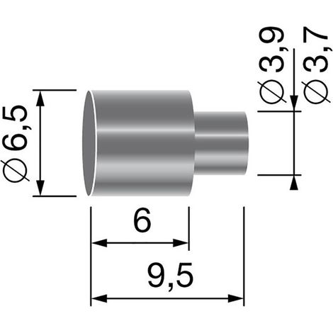 Anlaufscheibe schrumpfschlauch - oder 5,5 mm