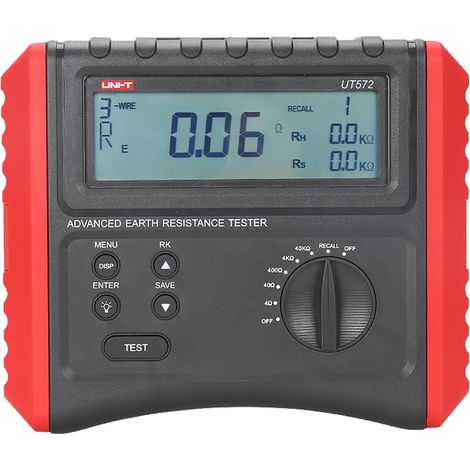 Medidor de resistencia de tierra Uni-T UT572 (1/5)