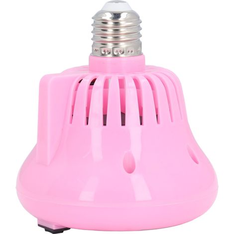 Lampe chauffante pour poulailler E27, température réglable, protection contre les surcharges, pour animaux de compagnie, canards, volailles, Reptiles barbus, rose (1/5)