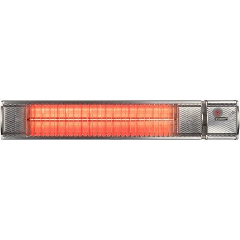 Eurom 334524 Golden 2200 Comfort RCD - Chauffage pour terrasse - Télécommande incluse - 2200W - 600 x 110 x 110mm (1/5)