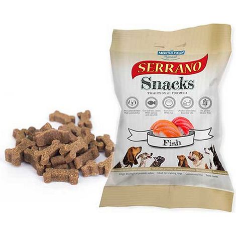 SERRANO SNACK CANE 85G SALMONE E TONNO 25 PZ